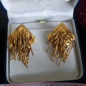 Vintage Izabel Lam Gold Tone Earrings